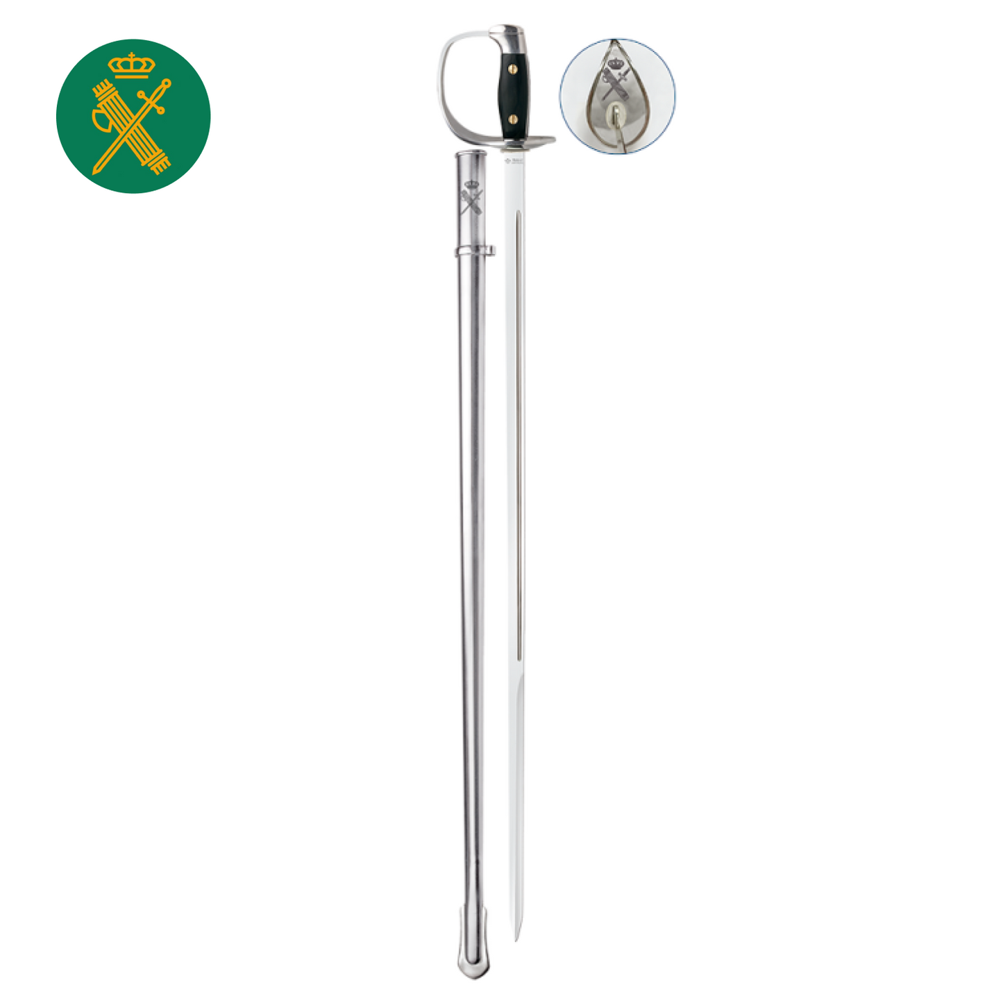 Sable Suboficial Guardia Civil – Acero 3Cr13Mov – 94,5 cm