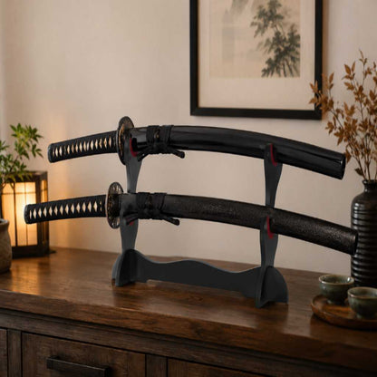 Soporte Expositor para dos Katanas